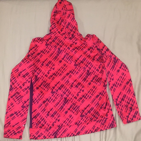 UNDER ARMOUR pink and purple hoodie size LG youth - Picture 4 of 5